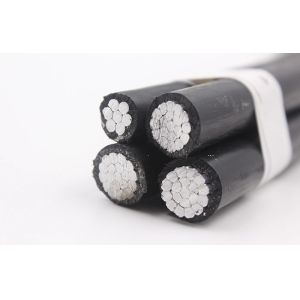 Aluminum Conductors Overhead ABC Aerial Bundled Cable for 0.6/1KV Voltage Round