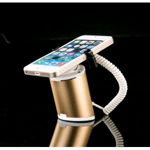 Cheap COMER anti-theft alarm display stand for mobile phone with a gripper locker for sale