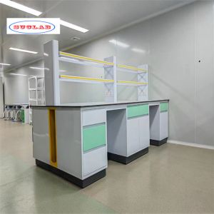 Number of Compartments Lab Workbench with As Drawing Number of Rails