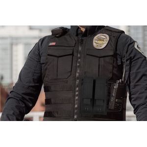 Molle Double Pistol Mag Pouch Single Double Stack Magazine For 9mm/.40 Calibers