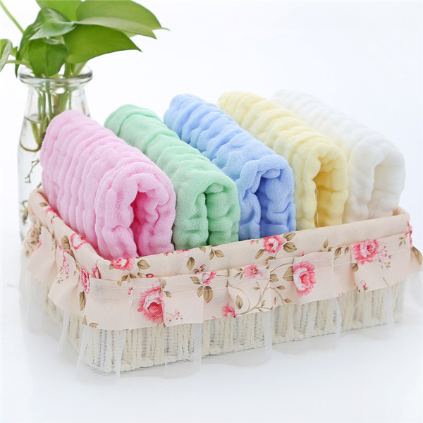 MW-005 Muslin Burp Cloths Large 20" by 10" 100% Cotton 6 Layers Extra Absorbent and Soft