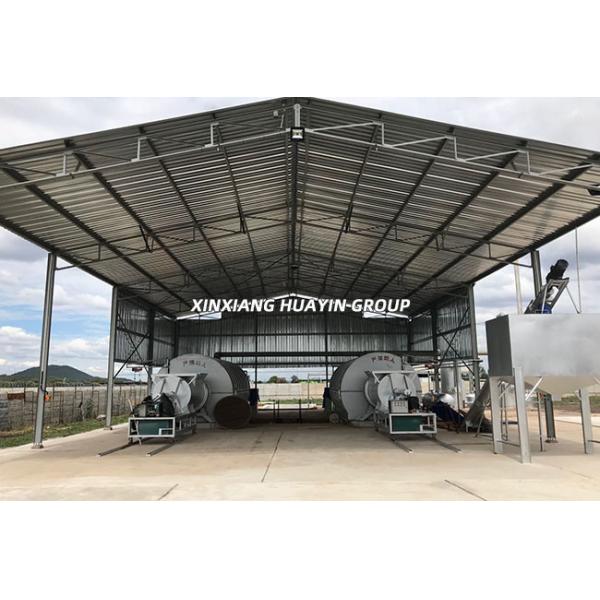 20 Tons Municipal Batch Pyrolysis Plant Industrial Scale