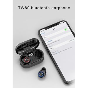 Touch Control TW80 Mini Wireless Bluetooth Earphones With Mic