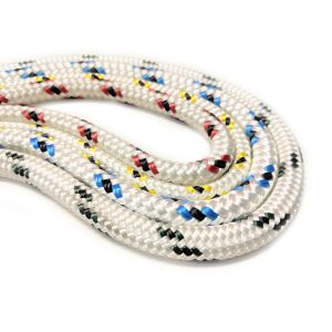 Cruising Lines Yacht Double Braided Polyester Rope 3520Lbs With 12 Plait Core