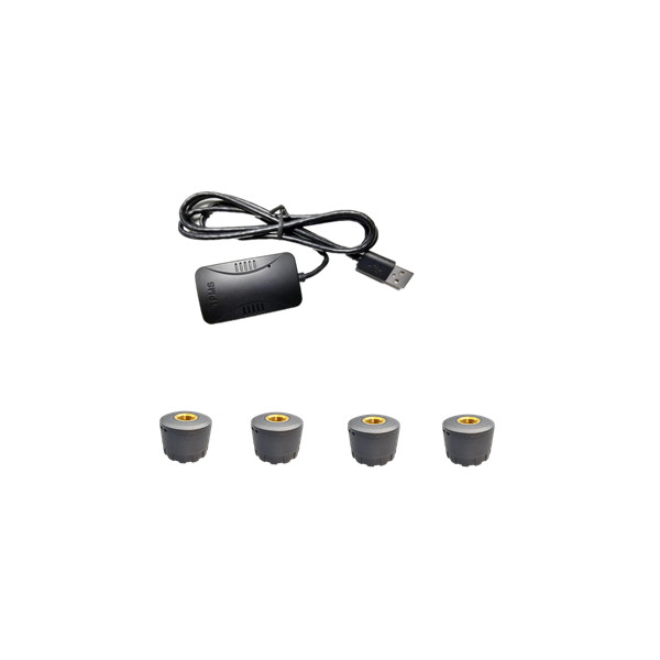 Quality 120 Psi Solar Powered TPMS 8V1 External Thread Solar Tire Pressure Monitoring System wholesale