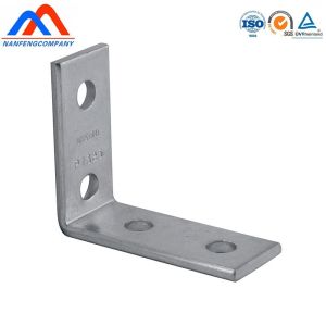 Custom Galvanized L-Shape Holders for Wall Mounting Advanced Manufacturing