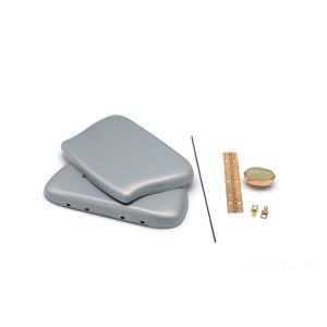 Irregular Metal Clutch Frames 17*9cm Gold Purse Frame