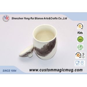 Unique Shape Hot Water Color Changing Ceramic Mug For Drinking Tea Cup