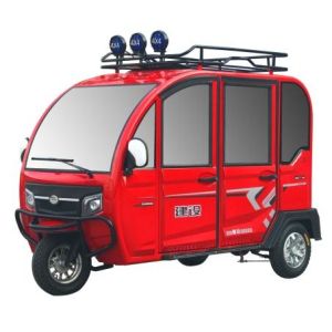 Cheap Solar Electric 60V 800W Passenger 40km/H Cabin Tricycle for sale