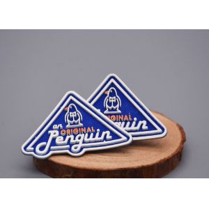 Hot Melt Adhesive Printed Silicone Clothing Labels Customized Twill Back