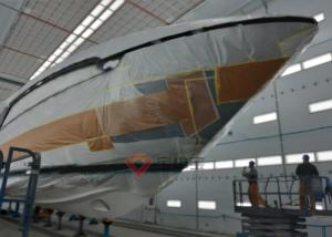 China Yacht Paint Booths Spray booth finishing for Boats Customied down draft vessel Spray Booth on sale