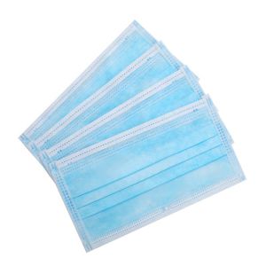 Pm2.5 Dust Carbon Anti Virus Face Masks , 3 Ply Non Woven Disposable Mask For