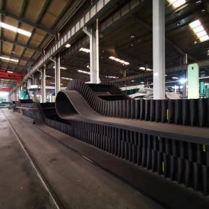 Versatile S Rubber Steel Cord Corrugated Sidewall Conveyor Belt