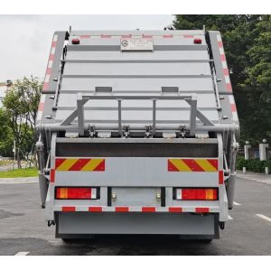 Compression Rubbish Rear Loaders Manual Compressed Garbage Truck