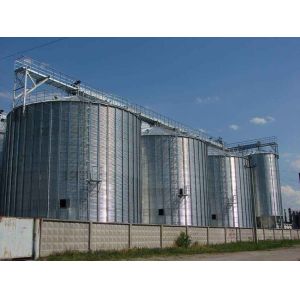 1500 2000 15000 20000 Bushel Grain Bin Vertical Hot Dip Galvanizing Coating