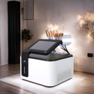 Ems Rf Muscle Stimulation Face Sculpting Machine 6Patches Operating Handle