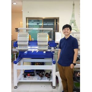 HO1502H multi function flat/tshirt/hat computer embroidery machine highest