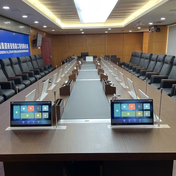 Quality Intelligent Paperless Conference System All In One Motorized Monitor Lift RS232 Control wholesale