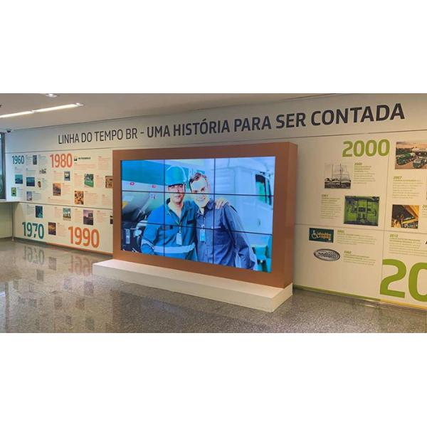 Quality LG 55 Inch 1920*1080 3.5mm Bezel Lcd Digital Signage wholesale