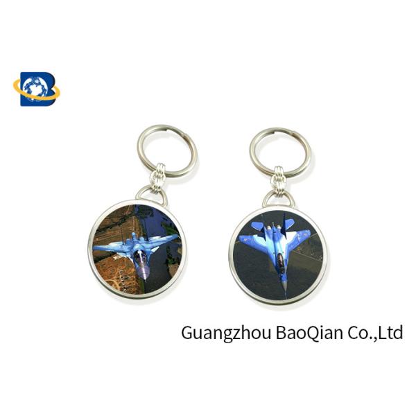 Customized 3D Lenticular Keychain Lightweight Eco - Friendly Material Souvenir