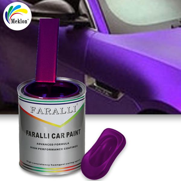 1K2K Self Leveling Sparkling Purple Car Spray Paint Repair Paint Matching The