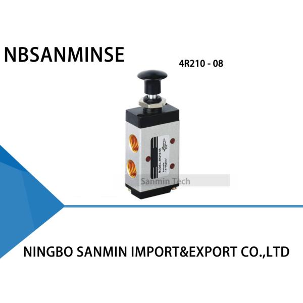 3R / 4R Hand Draw Valve Manual Solenoid Valve G 1/8" , 1/4" , 3/8" , 1/2"