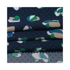 Factory Wholesale Recycled Poly Island Dot Recycle Fabric
