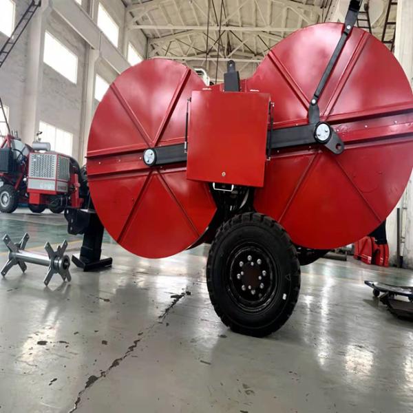 90KN Max Intermittent Pull Electric System Conductor Stringing Equipment for