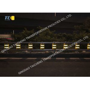 Yellow Red Highway Roller Barrier Anti Corrosion EVA/PU with Multiple Beam
