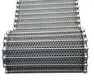 Stainless Steel Chain Link Wire Mesh For Cleaning Drying Conveying