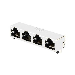 Cheap LPJE401DNL Tab Up Without LED 1X4 Port RJ45 Connectors Without Integrated Magnetics for sale