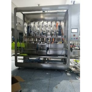 4 Nozzle Full Automatic Shampoo 30BPM Chemical Liquid Filling Machine