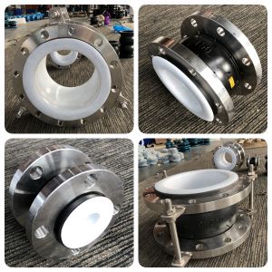 DN15-DN4000 Pipes Flexural Rubber Expansion Joint With Valve Support And 304