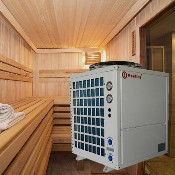 EVI Scroll Compressor Hydronic Heat Pump Air To Water R407 R32 For Sauna Swimming Pool Spa