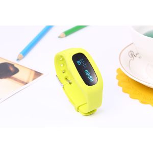 Smart wristband pedometer with steps counter and sleep monitor