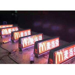 Wireless Control electronic Taxi LED Display Sign 12V Ultra Brightness