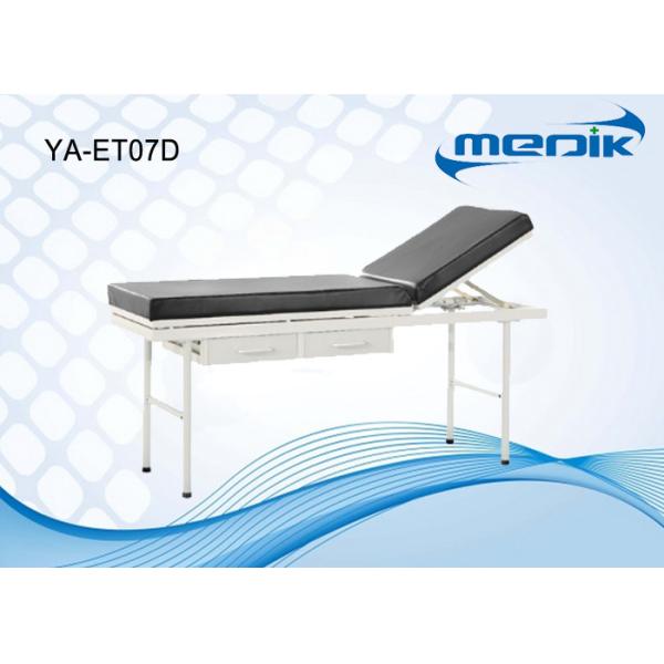 Quality Power Coating Doctor Examination Table With Drawers 2 Section wholesale