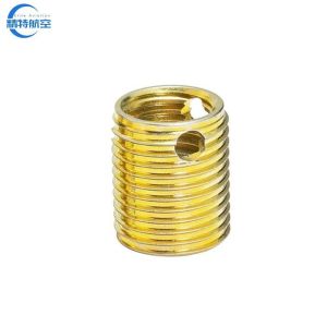 Customized M2 to M15 Brass Self-Tapping Threaded Inserts with 6h Thread Accuracy