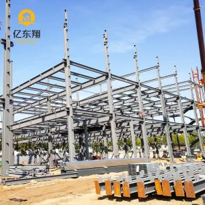 Welded Or Bolted Connection Prefab Steel Structure Warehouse With Large Span