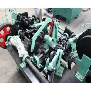 High Speed Barbed Wire Manufacturing Machine , High Accuracy Barbed Wire Fencing