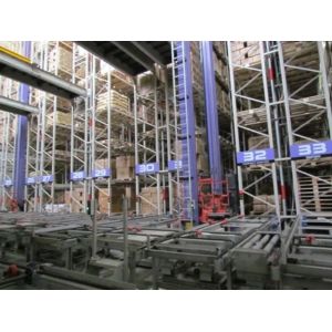 Efficient Intelligent ASRS Racking System Heavy Duty Warehouse Rack Low Labor