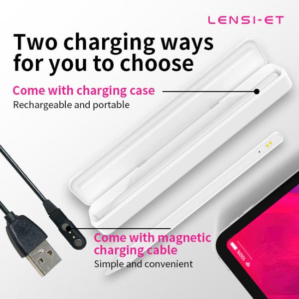 White Digital Art Stylus Pen Education Bluetooth Stylus With Palm Rejection