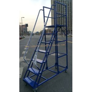 Cheap Manual Picking High Climbing Ladder with Movable Wheel for sale