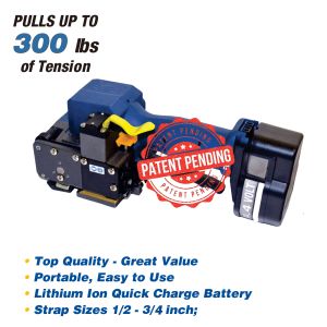 Recycle Powered Handheld Poly Strapping Kit Machine PP PET Belt Pallet Banding