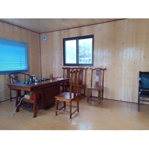 Anti Fire Premade Container Homes With Aluminum / PVC Sliding Window Easy