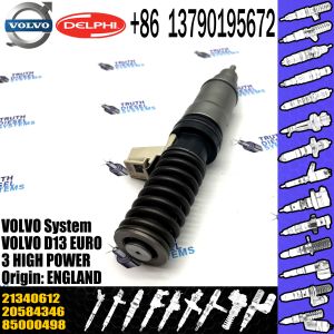 Fuel Injector 21371673 VOE21371673 21340612 for VOL EC380D EC480D Excavator