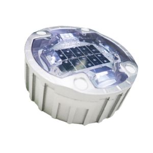 Red Color Embedded solar road stud light IP68 Protect Die Casting Aluminum Shell
