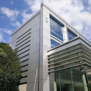 China Prefabricated Design Aluminum Glass Curtain Wall Construction Q235 on sale