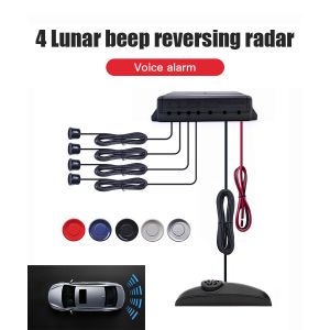 Parking Wireless Car Reverse Backup Radar System 70 To 80dB Alarm Volume