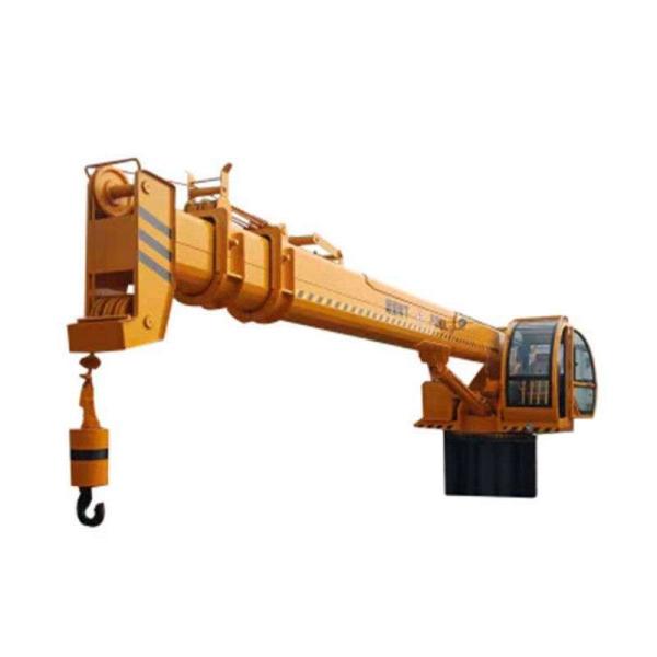 360 Degree Rotation Mobile Harbour Crane Marine Deck Ship Crane With Telescopic Boom